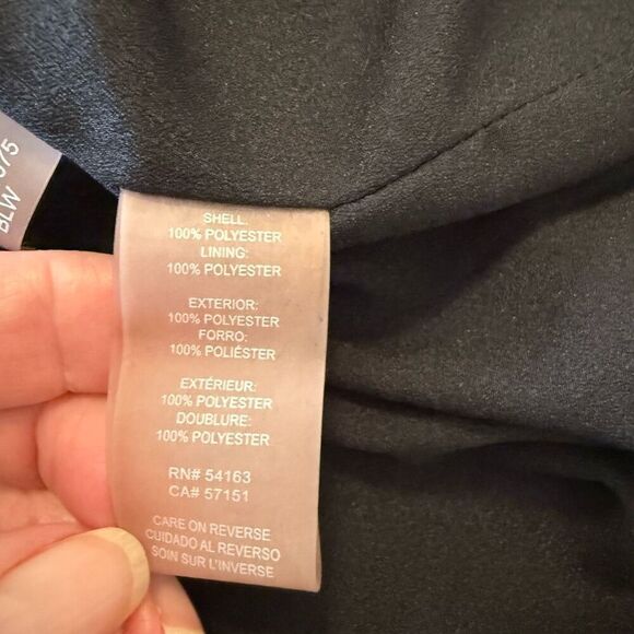 Karl Lagerfeld Black & White Polka Dot Ruffled Dress Size 8 Career, Date Night - Picture 8 of 13